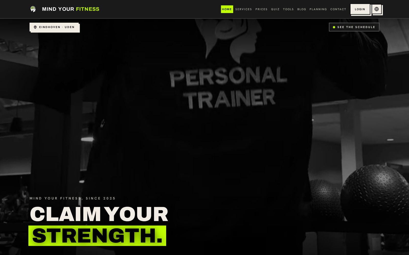 Mind your Fitness screen 1