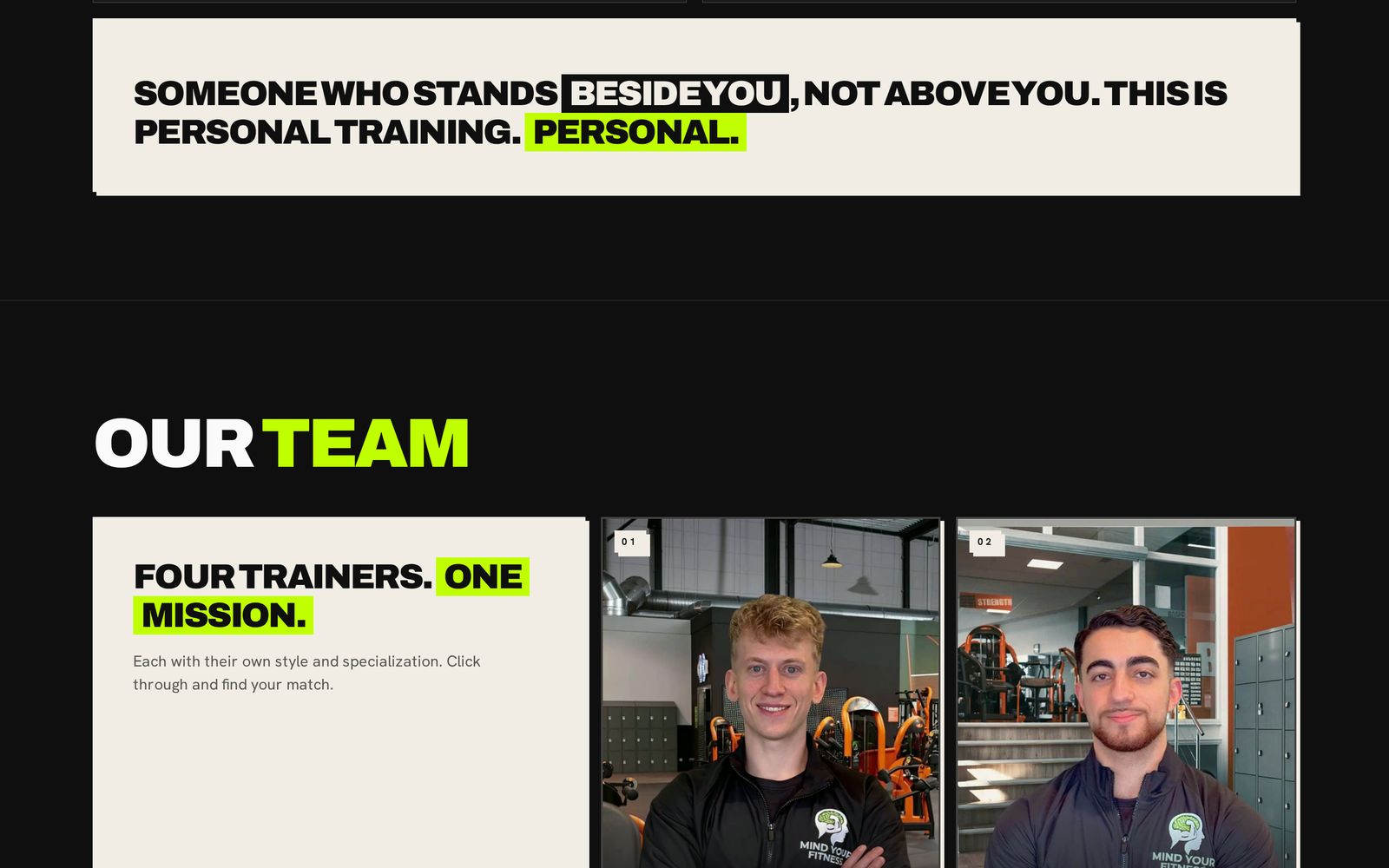 Mind your Fitness screen 4